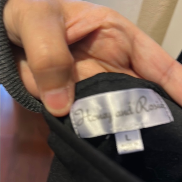 Honey and Rosie Black Asymmetrical Mini Dress - Picture 3 of 3